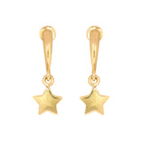 18K Gold Star Stud Earrings