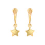 18K Gold Star Stud Earrings
