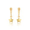 18K Gold Star Stud Earrings