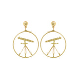 18K Gold Fancy Stud Earrings