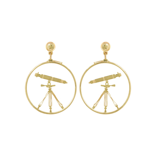 18K Gold Fancy Stud Earrings