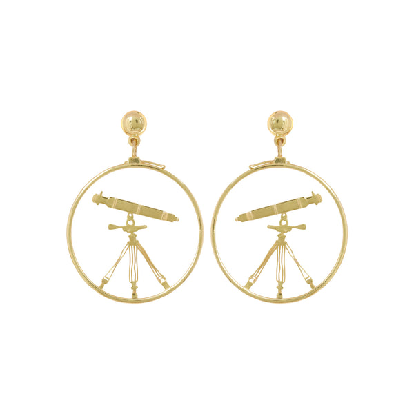 18K Gold Fancy Stud Earrings
