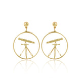 18K Gold Fancy Stud Earrings
