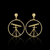 18K Gold Fancy Stud Earrings