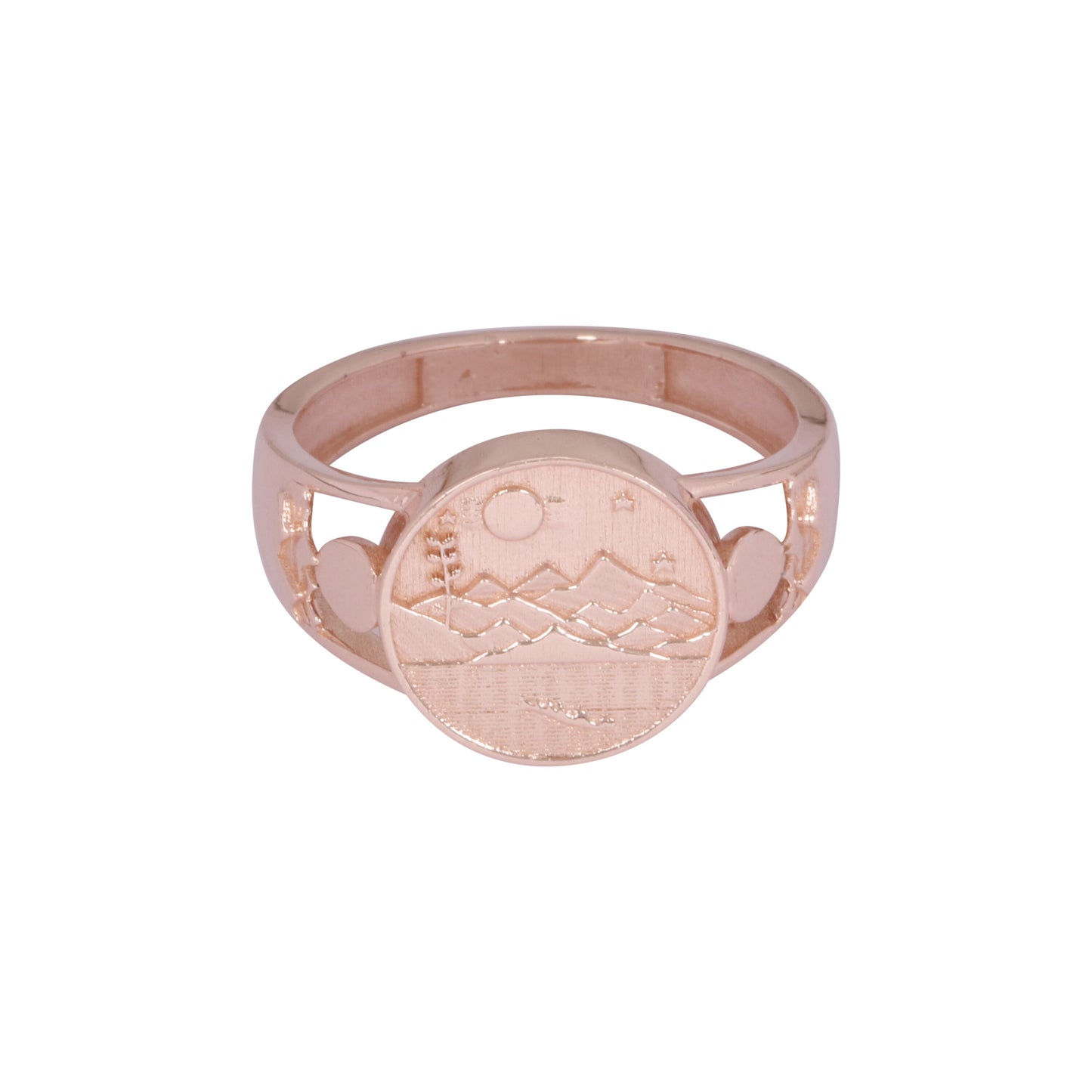 14K Rose Gold Plain Band Ring | BIS Hallmarked