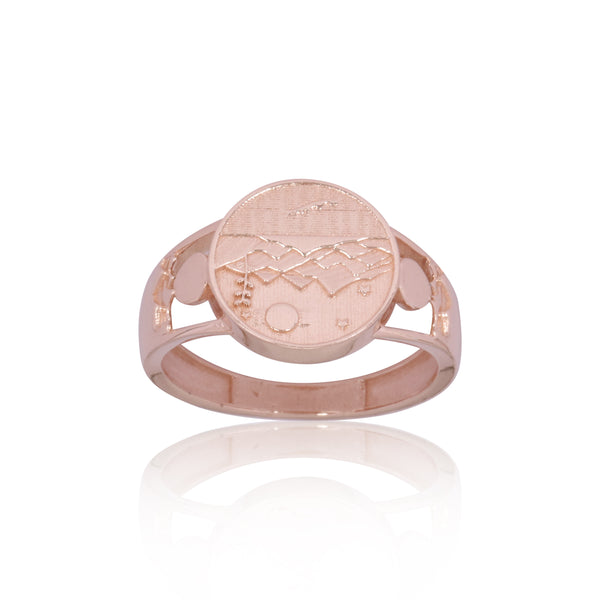 14K Rose Gold Plain Band Ring | BIS Hallmarked
