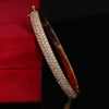 18K Lab Grown Diamond Tennis Bracelet – Round Cut, 3.26ct, BIS Hallmark Gold
