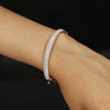 18K Lab Grown Diamond Tennis Bracelet – Round Cut, 3.26ct, BIS Hallmark Gold