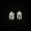 18K Lab Grown Diamond Round Stud Earrings – 5 Carat, BIS Hallmarked