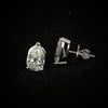 18K Lab Grown Diamond Round Stud Earrings – 5 Carat, BIS Hallmarked