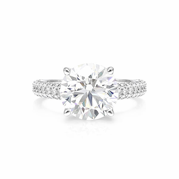 14K Lab Grown Diamond Round Solitaire Ring | IGI Certified