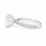 14K Lab Grown Diamond Round Solitaire Ring | IGI Certified