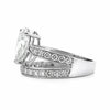 14K Lab Grown Diamond Pear Halo Ring | IGI Certified