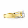 14K Lab Grown Diamond Round Pave Cluster Ring | IGI Certified