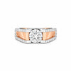 14K Lab Grown Diamond Round Pave Cluster Ring | IGI Certified