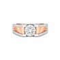 14K Lab Grown Diamond Round Pave Cluster Ring | IGI Certified