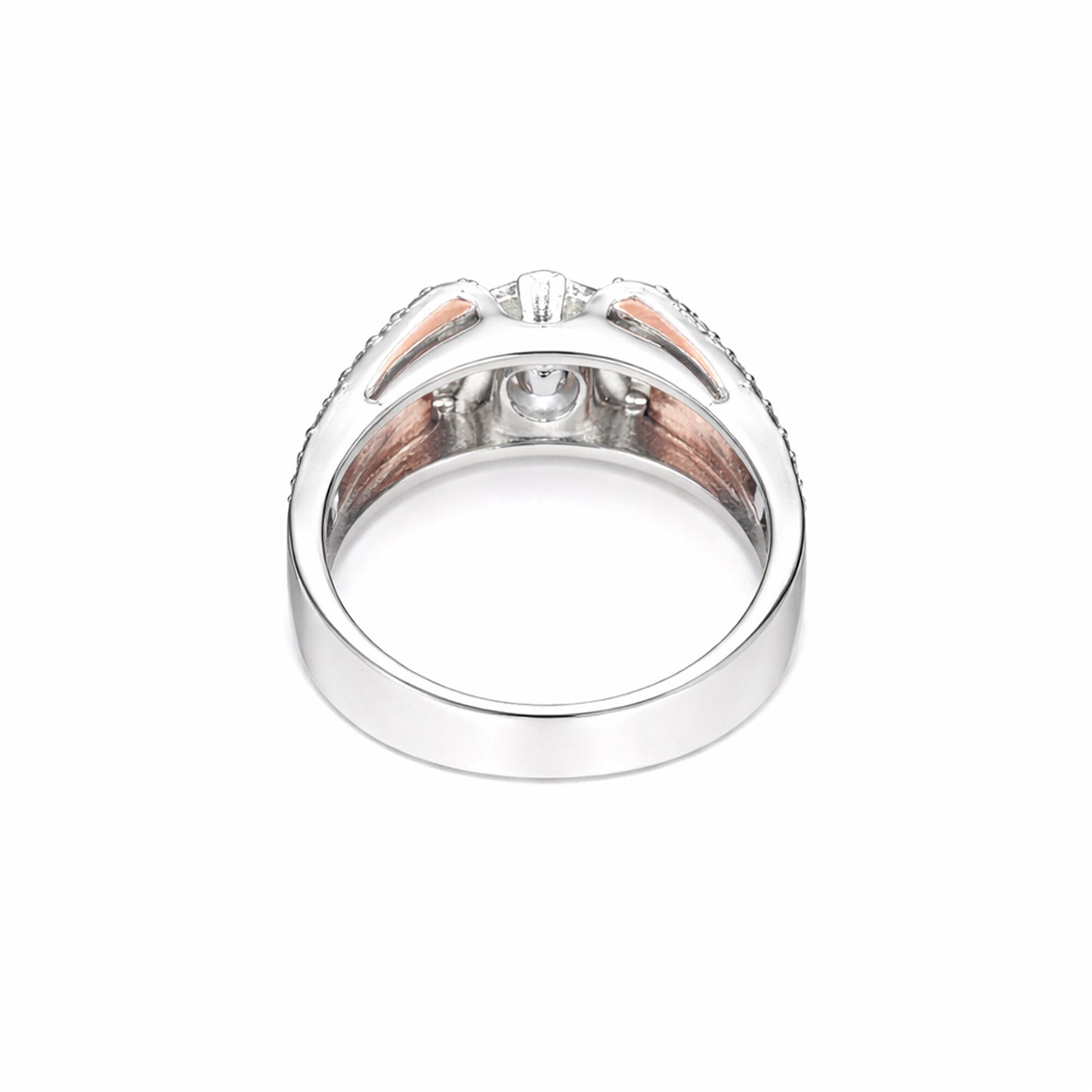 14K Lab Grown Diamond Round Pave Cluster Ring | IGI Certified