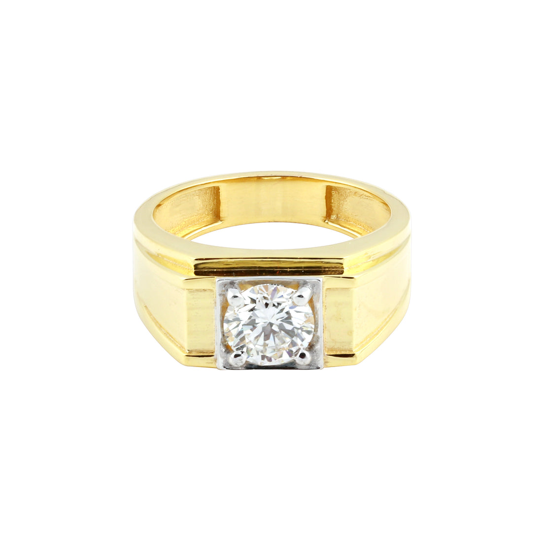 14K Gold Plain Band Ring | BIS Hallmarked