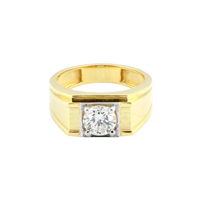 14K/18K Lab Grown Diamond Round Solitaire Ring, 1.5 Ct, VVS/E | IGI Certified