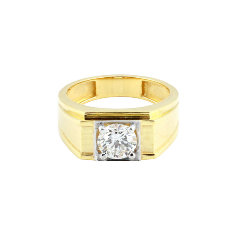 14K Gold Plain Band Ring | BIS Hallmarked