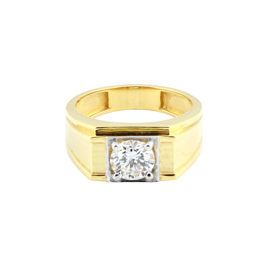 14K Gold Plain Band Ring | BIS Hallmarked