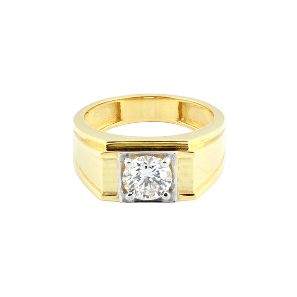 14K Gold Plain Band Ring | BIS Hallmarked