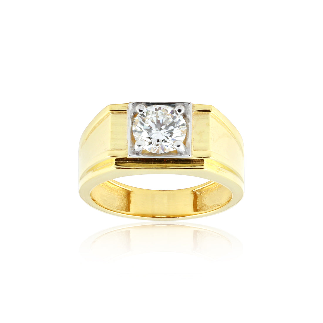 14K Gold Plain Band Ring | BIS Hallmarked