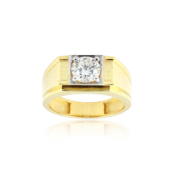 14K Gold Plain Band Ring | BIS Hallmarked