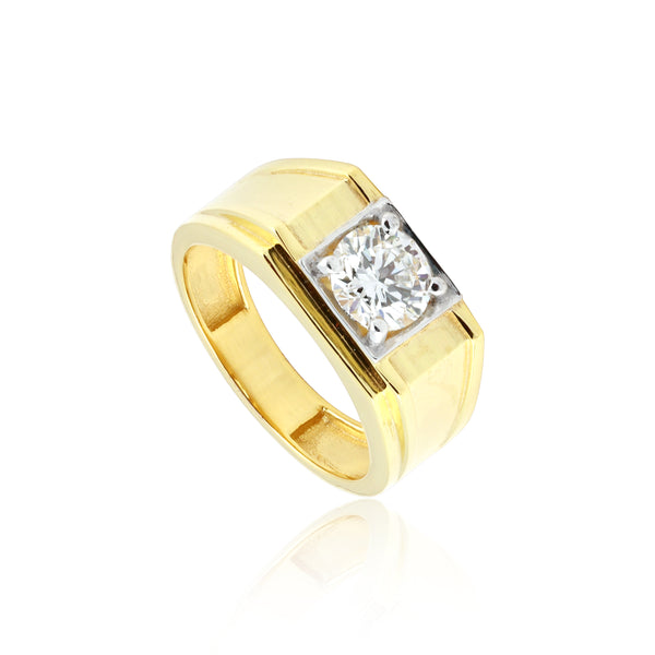 14K Gold Plain Band Ring | BIS Hallmarked