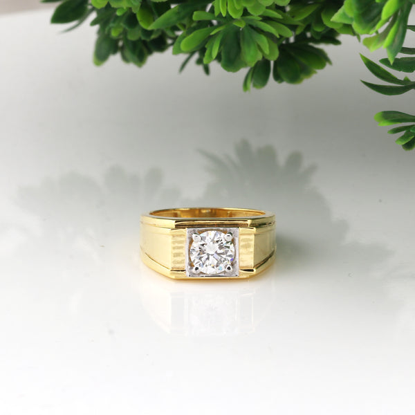 14K Gold Plain Band Ring | BIS Hallmarked