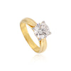 18K Solid Gold Plain Band Ring - Minimalist Stackable, BIS Hallmarked