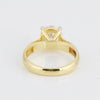 18K Solid Gold Plain Band Ring - Minimalist Stackable, BIS Hallmarked