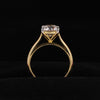 18K Solid Gold Plain Band Ring - Minimalist Stackable, BIS Hallmarked