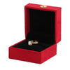 18K Solid Gold Plain Band Ring - Minimalist Stackable, BIS Hallmarked