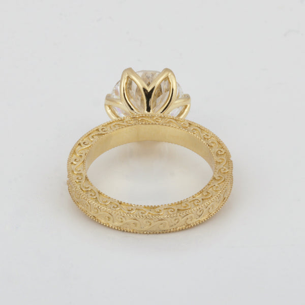 18K Gold Plain Band Ring | BIS Hallmarked