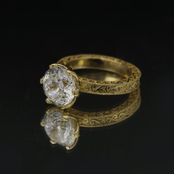 18K Gold Plain Band Ring | BIS Hallmarked