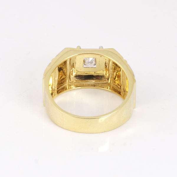 18K Gold Delicate Diamond Accent Pendant Necklace