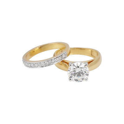 18K Lab Grown Diamond Round Solitaire Ring, 1.7 Ct, VVS/E | IGI Certified