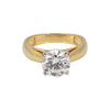18K Lab Grown Diamond Round Halo Ring | IGI Certified