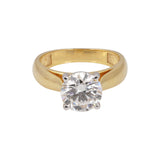 18K Lab Grown Diamond Round Halo Ring | IGI Certified