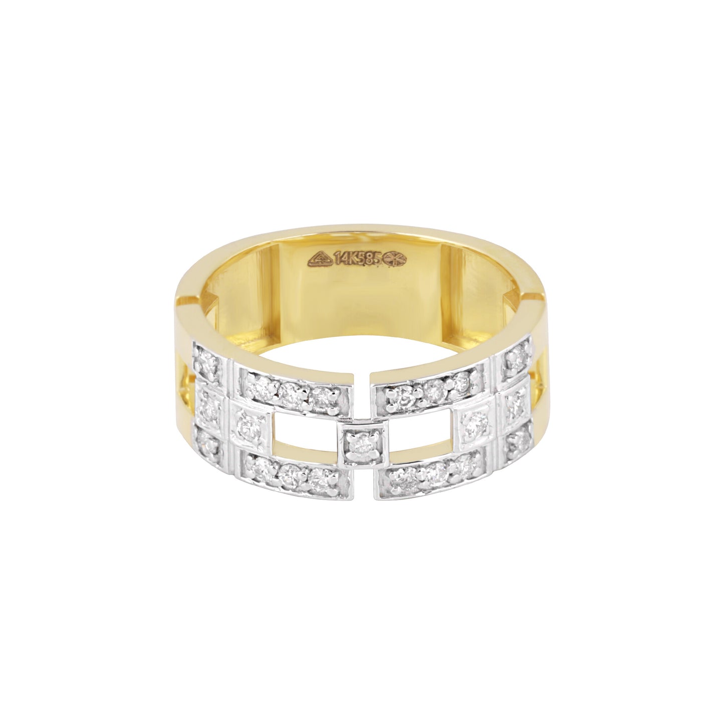 14K/18K Lab Grown Diamond Round Halo Ring (0.51 ct tw) - BIS Hallmarked Gold