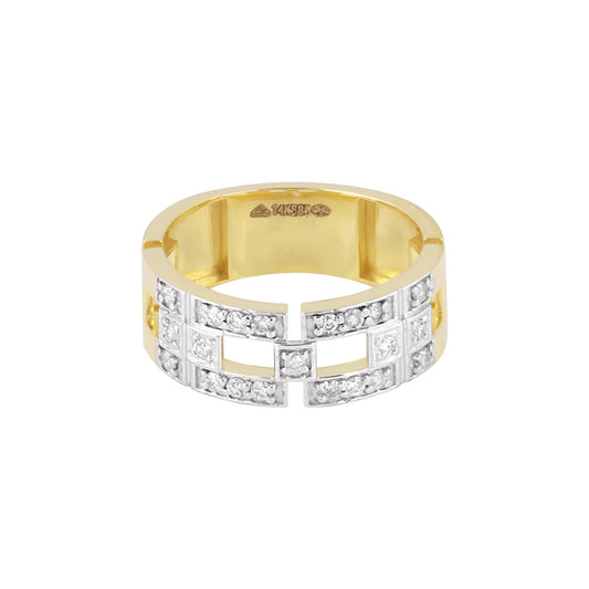 14K/18K Lab Grown Diamond Round Halo Ring (0.51 ct tw) - BIS Hallmarked Gold