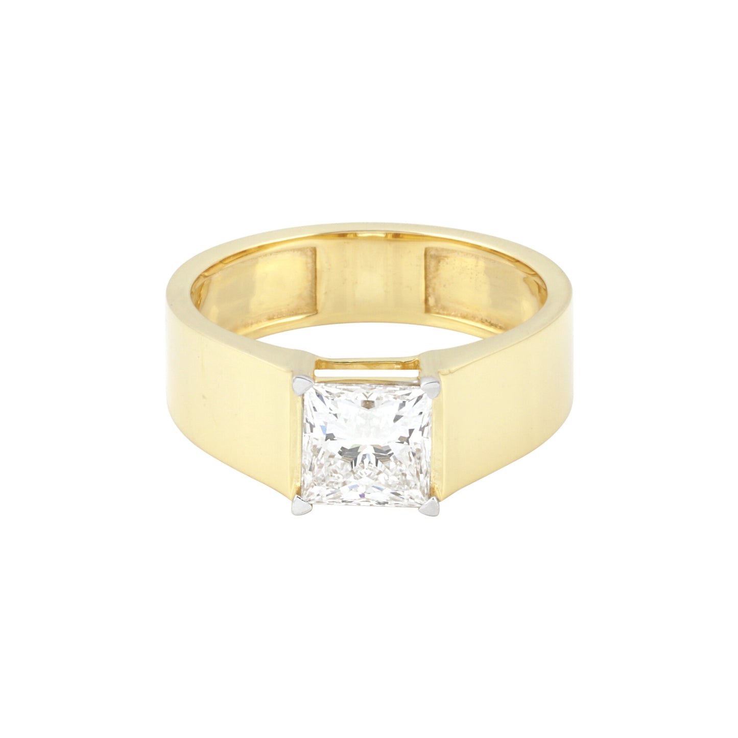 18K Gold Plain Band Ring | BIS Hallmarked