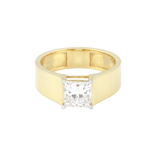 18K Gold Plain Band Ring | BIS Hallmarked