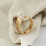 18K Gold Plain Band Ring | BIS Hallmarked