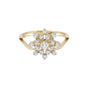 18K Lab Grown Diamond Oval Petite Halo Ring | IGI Certified