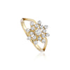 18K Lab Grown Diamond Oval Petite Halo Ring | IGI Certified
