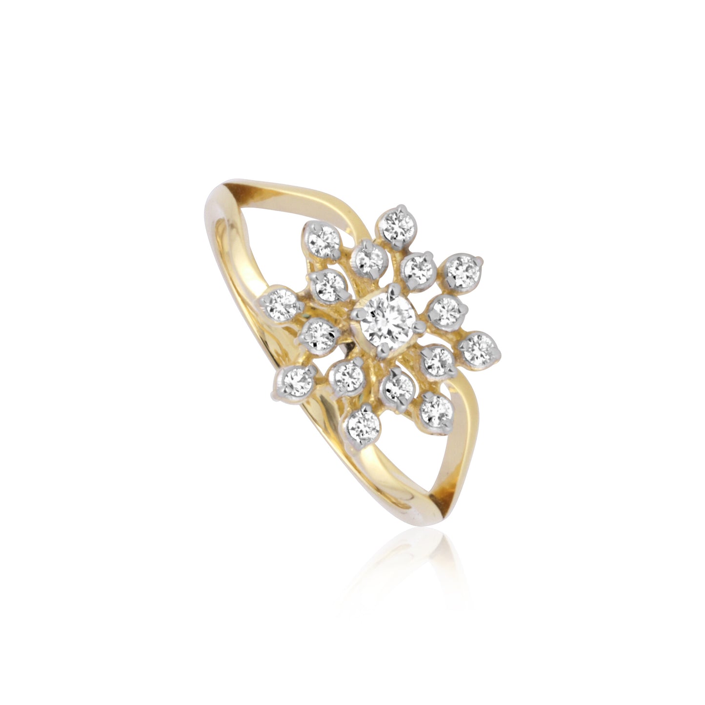 18K Lab Grown Diamond Oval Petite Halo Ring | IGI Certified