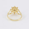 18K Lab Grown Diamond Oval Petite Halo Ring | IGI Certified