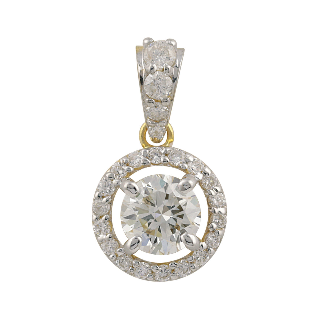 14K/18K Lab Grown Diamond Dainty Pendant Necklace
